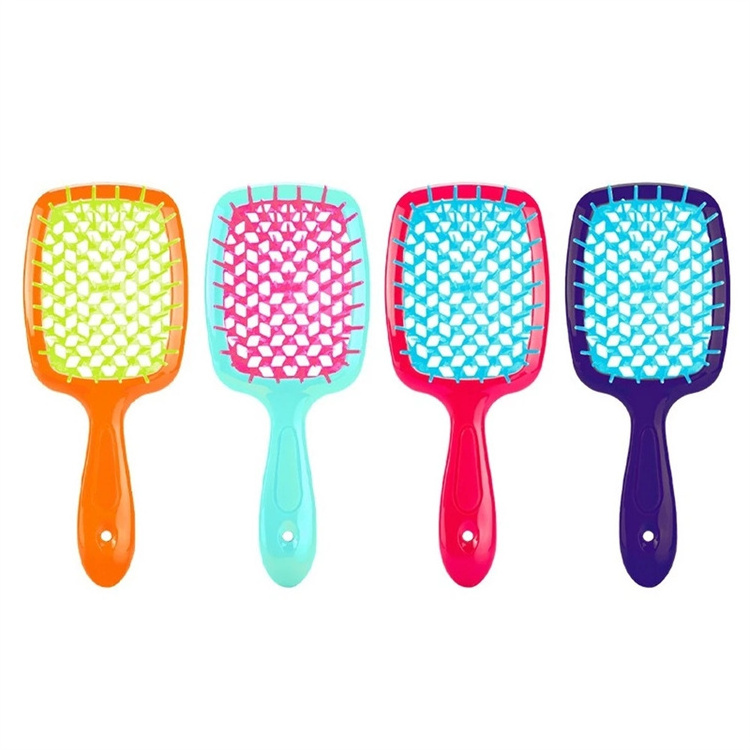 Private Logo Hot Selling Plastic Handle Detangling Brush Multifunctional Octopus Hair Comb and Brush for Curly Hair