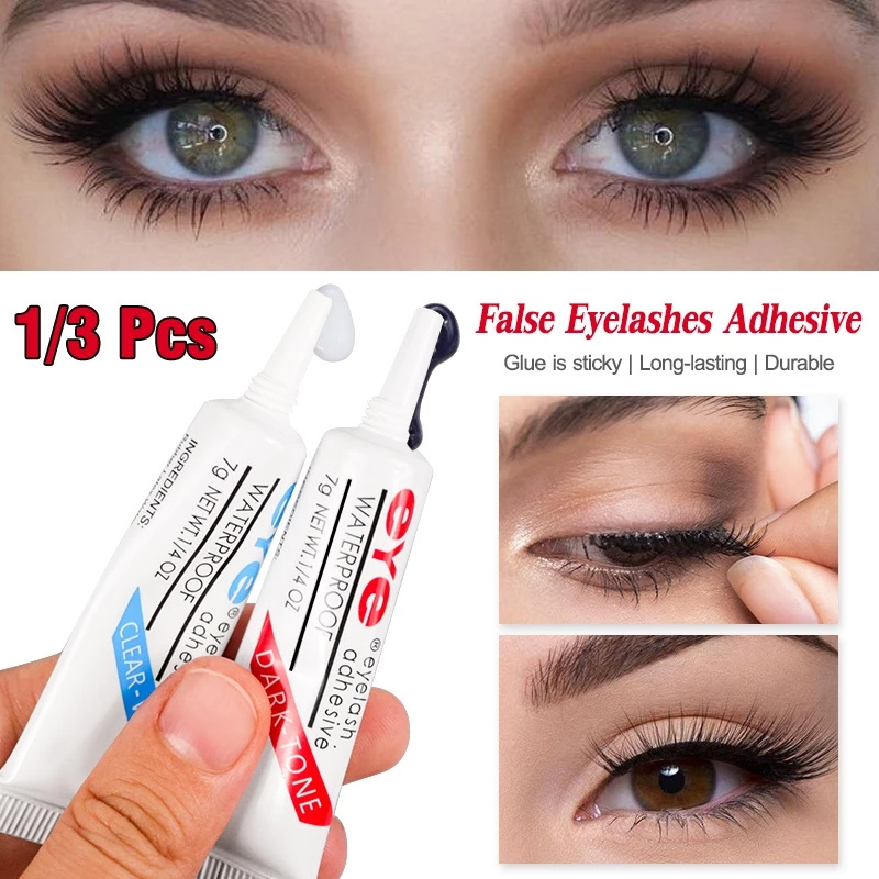 2023 Wholesale Eye Brand Strong Eyelash Glue Adhesive Super Strong Hold Eyelash Adhesive Alcohol Free Strip Eyelash Glue Black