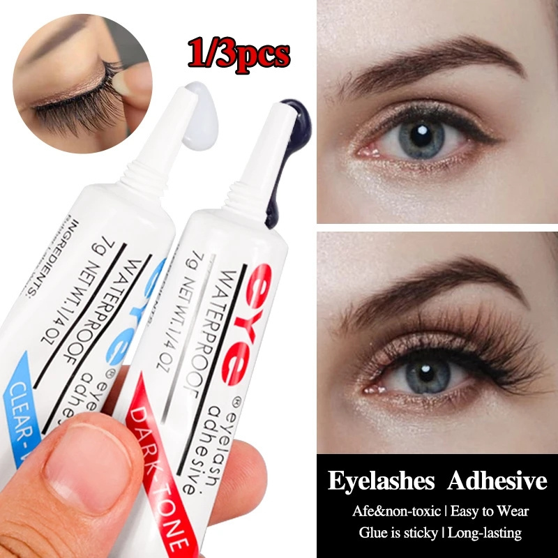 2023 Wholesale Eye Brand Strong Eyelash Glue Adhesive Super Strong Hold Eyelash Adhesive Alcohol Free Strip Eyelash Glue Black