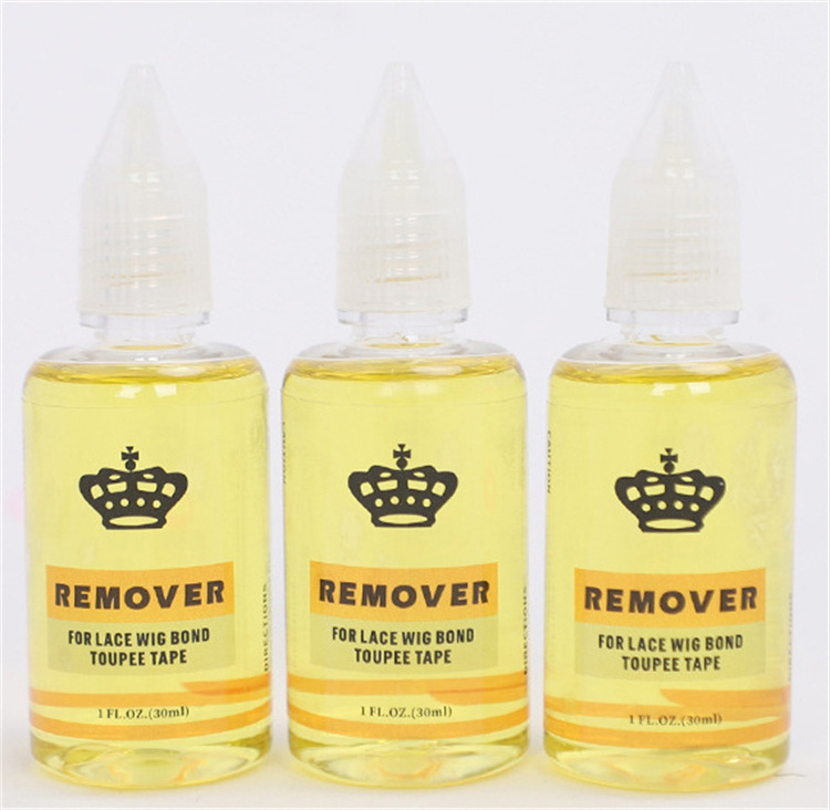 Yellow Remover For Lace Wig Glue Tape Adhesive 30Ml Clear Adhesive Remover Solvent For Salon Or Home Remover For Wig Glue