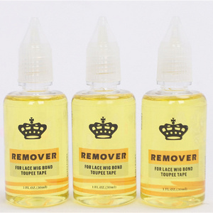 Yellow Remover For Lace Wig Glue Tape Adhesive 30Ml Clear Adhesive Remover Solvent For Salon Or Home Remover For Wig Glue