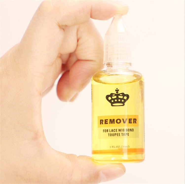 Yellow Remover For Lace Wig Glue Tape Adhesive 30Ml Clear Adhesive Remover Solvent For Salon Or Home Remover For Wig Glue