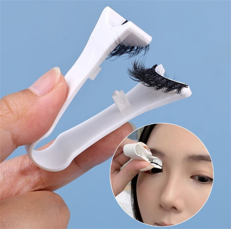 Magnets Tweezer 3D Magnetic Natural Mink False Eyelash Applicator Professional Eyelash Extension Makeup Curler Clip Clamp