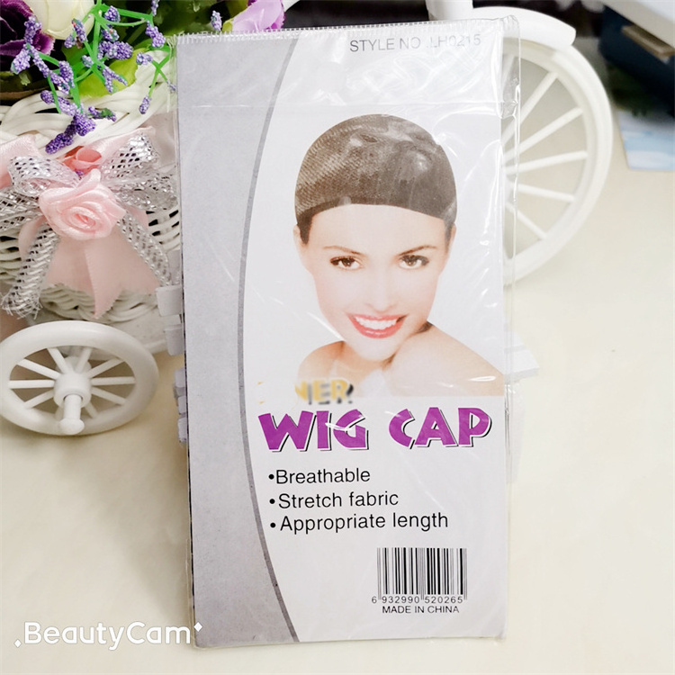 NEW Fashion Black Weaving Cap Single Open Stretchable Elastic Hair Net TOP CLOSED Snood Wig Cap Hairnet Hair Mesh