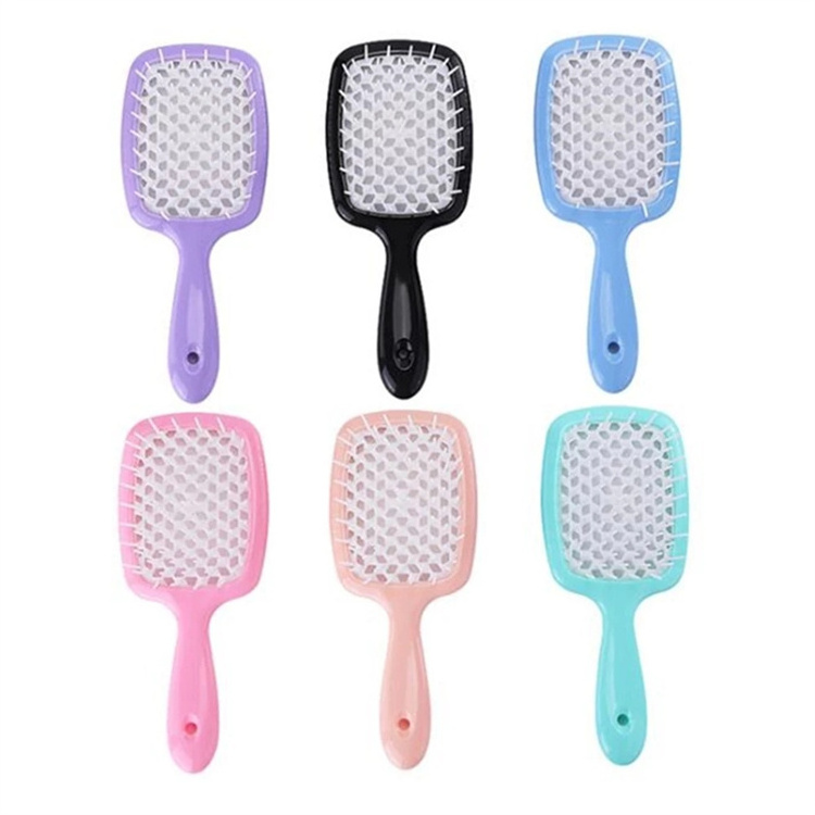 Private Logo Hot Selling Plastic Handle Detangling Brush Multifunctional Octopus Hair Comb and Brush for Curly Hair