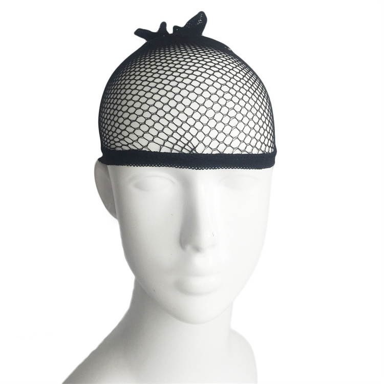 Hair Style Elastic Unisex Liner Cap Snood Nylon Stretch Weaving Mesh Net Fishnet Ladies Elastic Wig Caps Mesh Dome Wig cap