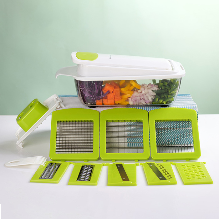 Multifunctional ABS Material Veggie Grater Peeler Cutter Plastic Vegetable Slicer Cheese Grater