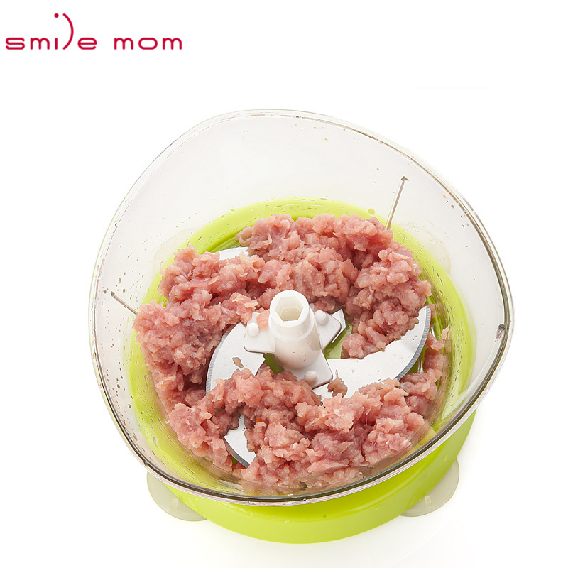 Smile mom 4 in 1 Food Processor Mixing & Separator Egg Vegetable Dryer Swift Food Chopper Through Rotating Handle