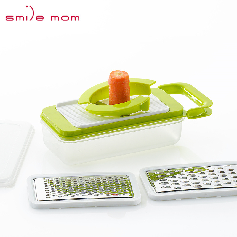 Kitchen Gadgets Smile Mom 4 In 1 Multi-Function Hand Vegetable Slicer Grater