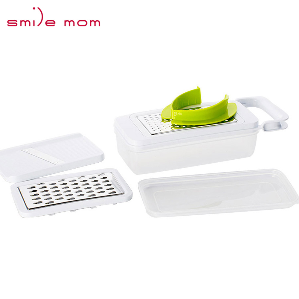 Kitchen Gadgets Smile Mom 4 In 1 Multi-Function Hand Vegetable Slicer Grater