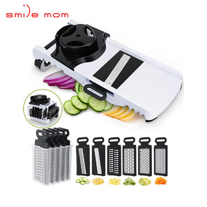 Smile mom Food Vegetable Cutter Adjustable Kitchen Grater Slicer Professional Mandoline