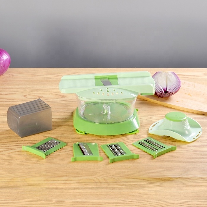 Home Kitchen Tool Gadgets Multi-Functional Veggie Grater Plastic Vegetable Slicer