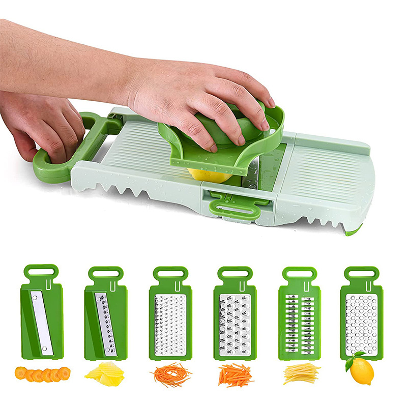 Smile mom Food Vegetable Cutter Adjustable Kitchen Grater Slicer Professional Mandoline