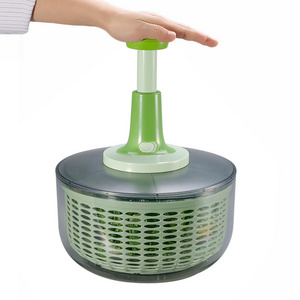 Kitchen Plastic Fruit & Vegetable Dryer  Salad Spinner With Locking Lid Kitchen Accessories Salad Spinner