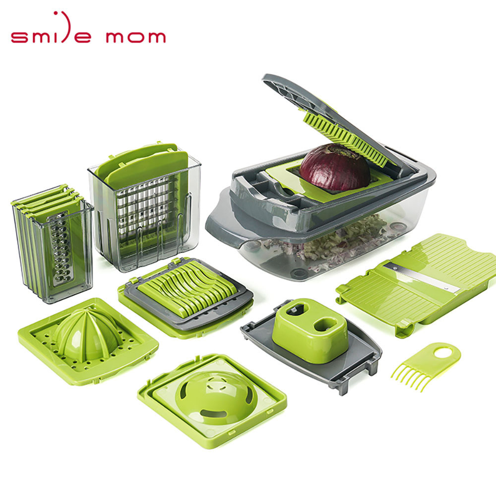 Multifunctional ABS Material Veggie Grater Peeler Cutter Plastic Vegetable Slicer Cheese Grater