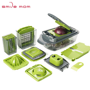 Multifunctional ABS Material Veggie Grater Peeler Cutter Plastic Vegetable Slicer Cheese Grater