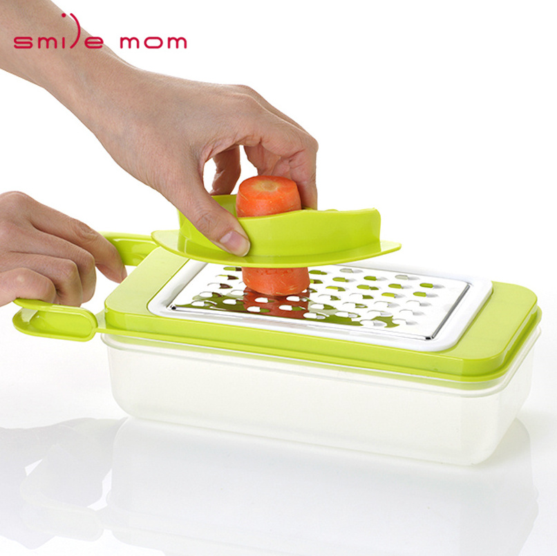 Kitchen Gadgets Smile Mom 4 In 1 Multi-Function Hand Vegetable Slicer Grater