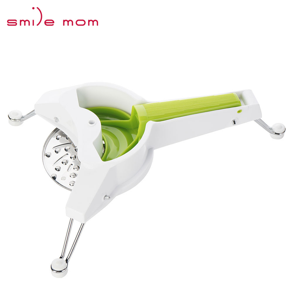 Smile mom Plastic Kitchen Potato Slicer Cheese Grater Manual Multi Rotary Grater