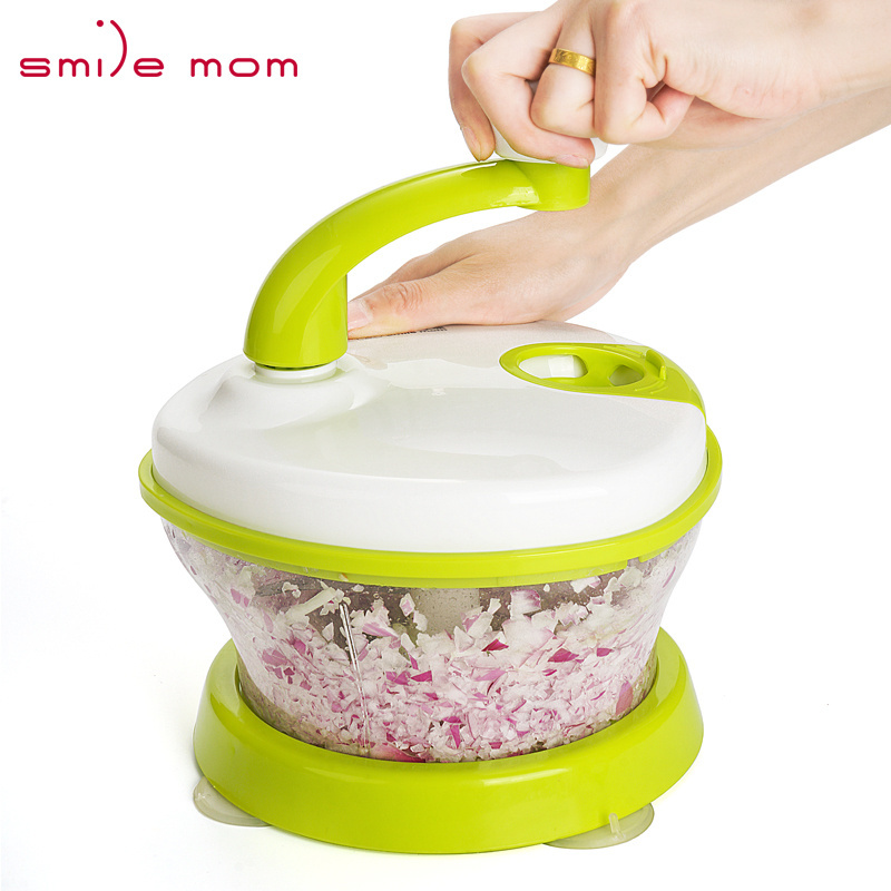 Hot Selling multifunctional food processor Drainer Salad Spinner Mixer Plastic Manual Salad Dryer