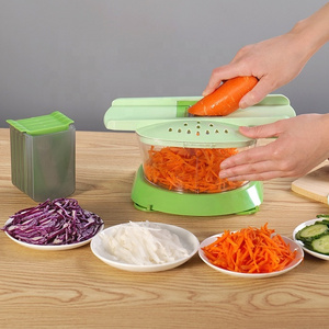 Home Kitchen Tool Gadgets Multi-Functional Veggie Grater Plastic Vegetable Slicer