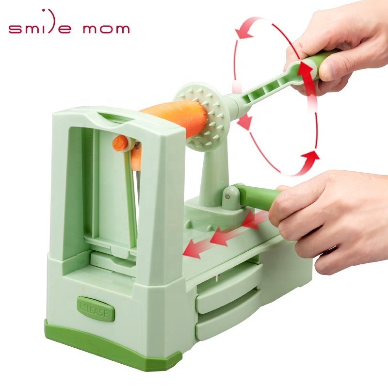 Fruit vegetable Tools 5 Blade Vegetable Spiral slicer Cutter