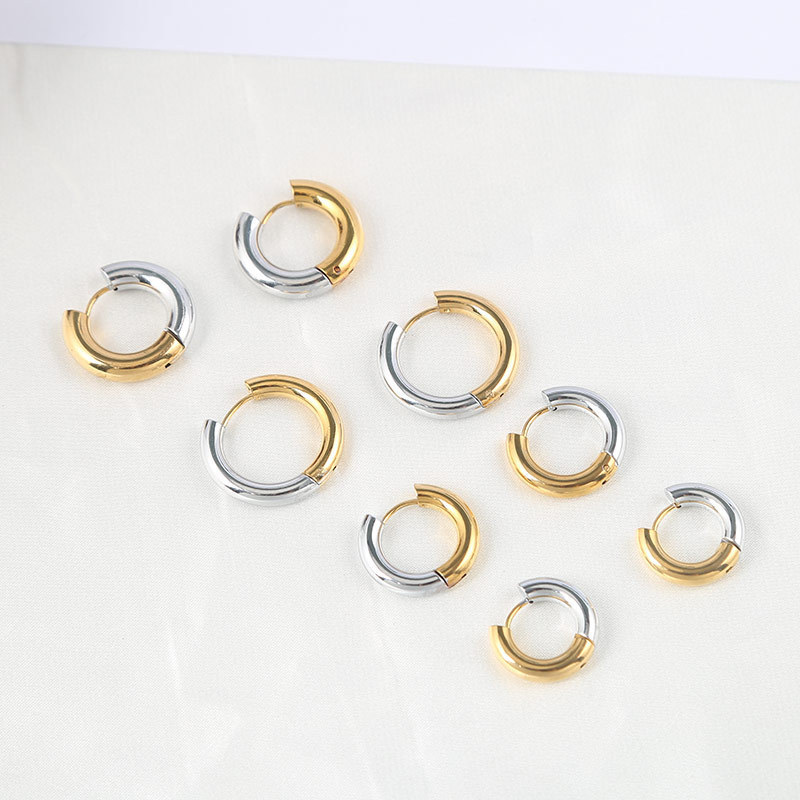 316 Stainless Steel Huggie Hoop Earrings Hypoallergenic Hoop Earrings For Men Women Girls