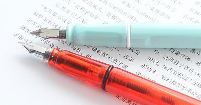 Plastic Fountain Pen with Cartridges