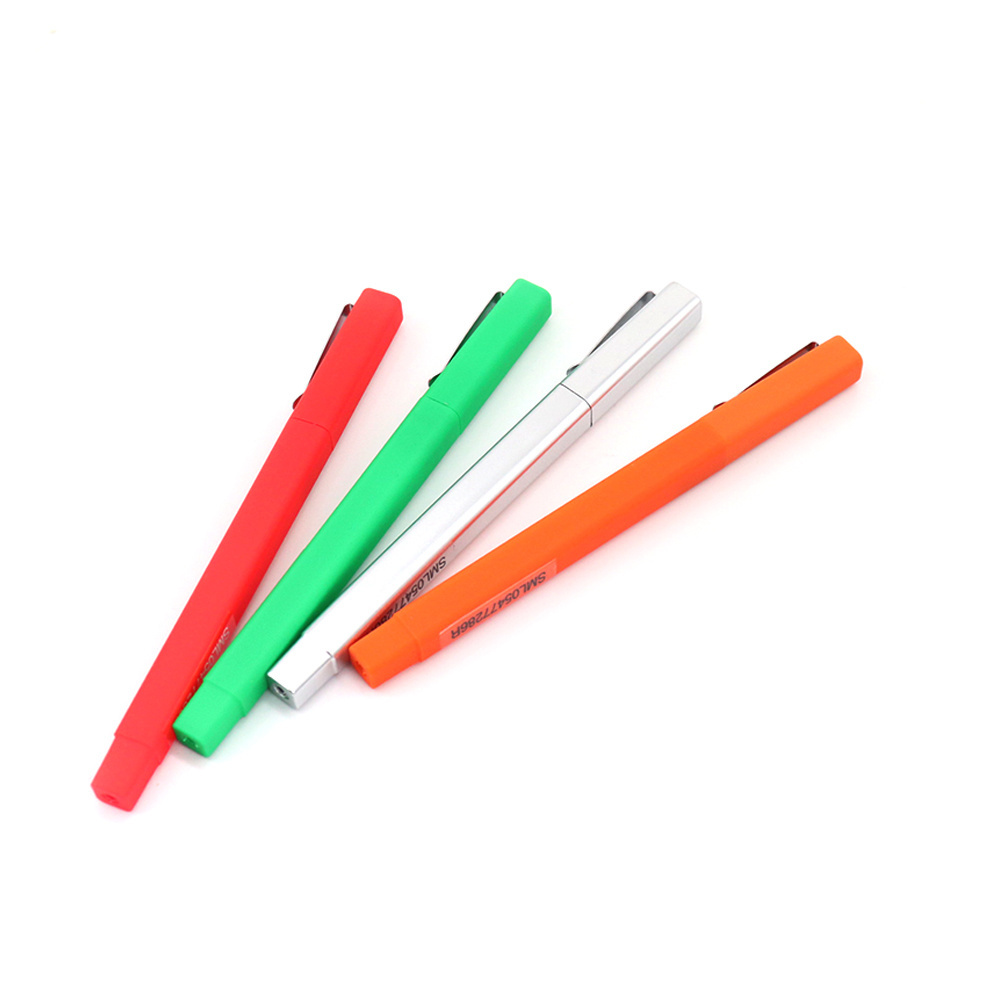 best advertising square manufacturer rubber ballpoint pen