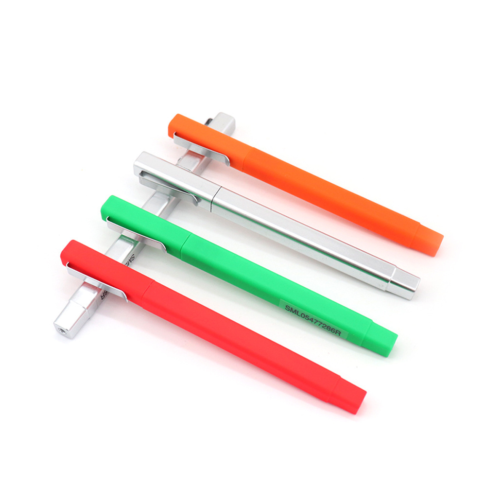 best advertising square manufacturer rubber ballpoint pen