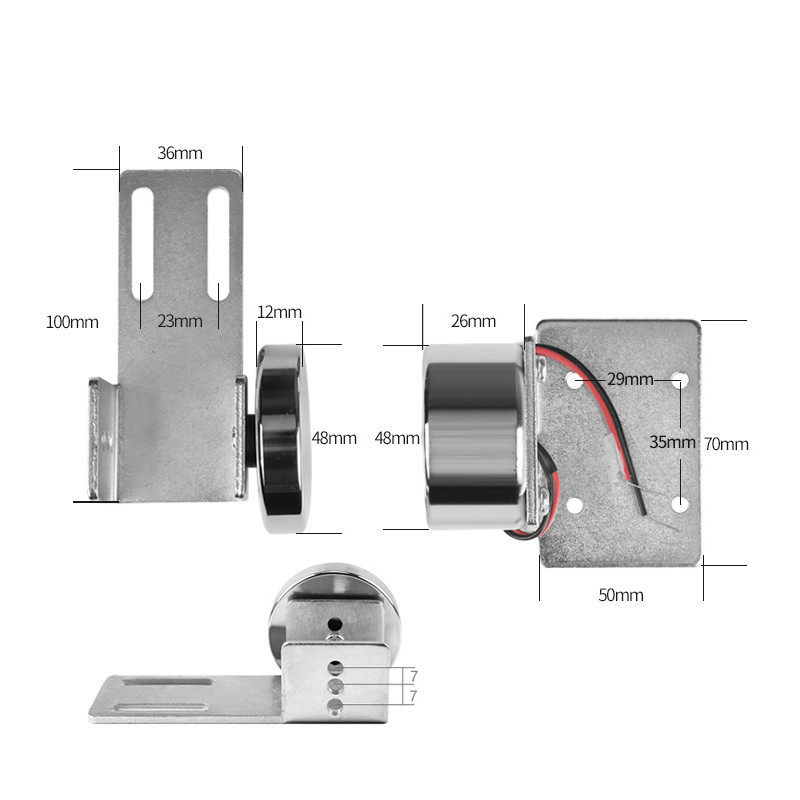 150LBS Mini Electric Magnetic Door Lock For Automatic Door/Sliding door