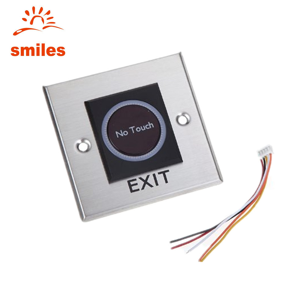 Infrared Sensor NO Touch Exit Button Door Release Switch with LED Indication