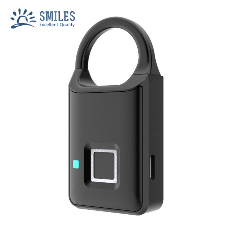 Intelligent Small Fingerprint Padlock for Bag, Suitacse, bike,locker,door Security Lock