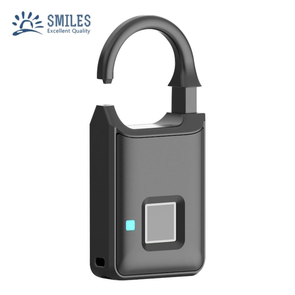 Intelligent Small Fingerprint Padlock for Bag, Suitacse, bike,locker,door Security Lock