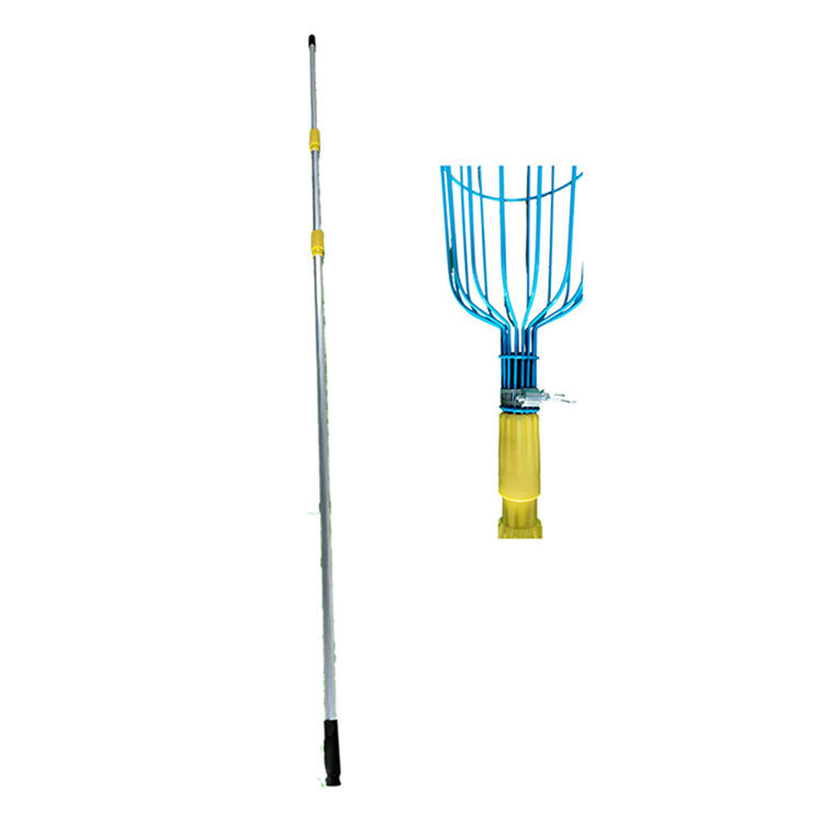 Multi-functional telescopic fruit picker Fruit Picking Magic Gardening tools fruit picking artifacts stainless steel rod