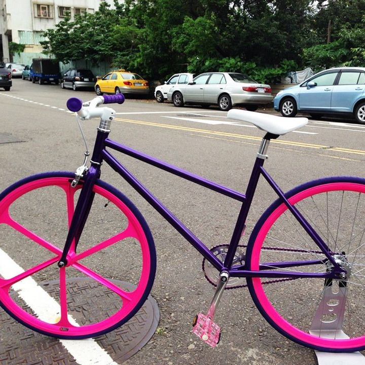 Taiwan made colorful women fixed gear bike in bicycle