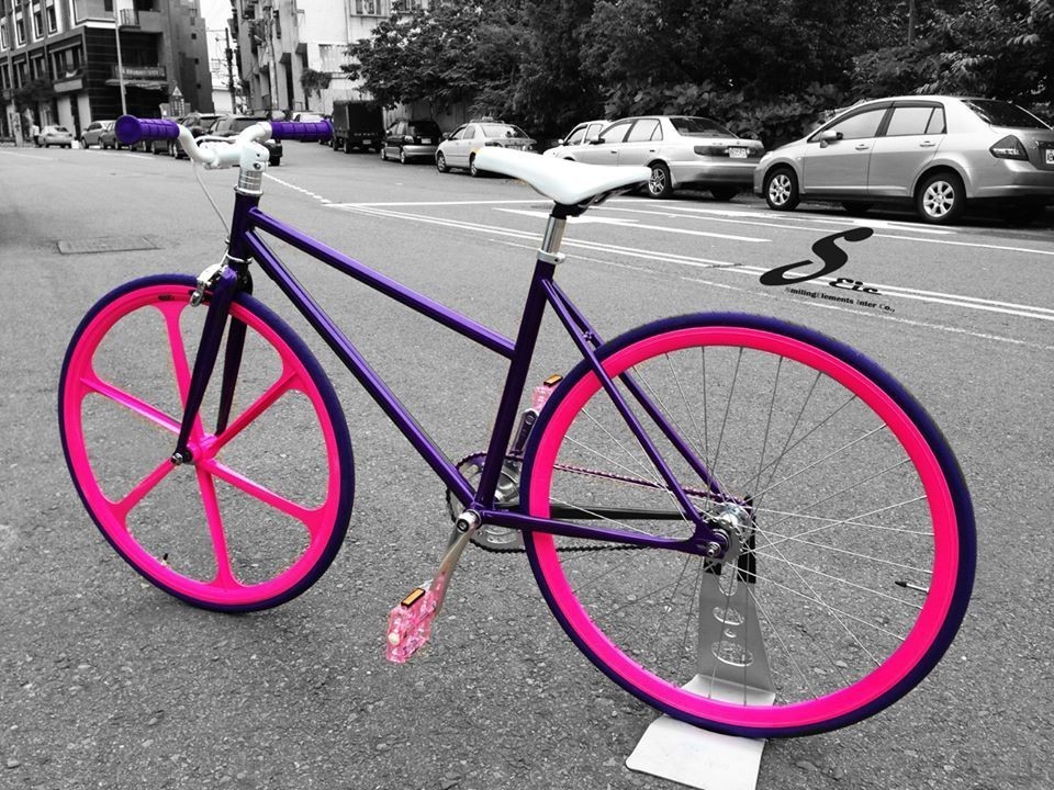 Taiwan made colorful women fixed gear bike in bicycle