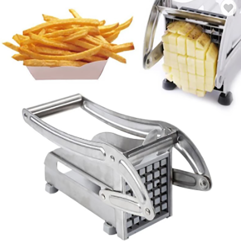 Stainless Steel Manual Potato  Cutter  Potato Chips Vegetable Cutting Fries Household Device Dicing Machine Tools For Kitchen