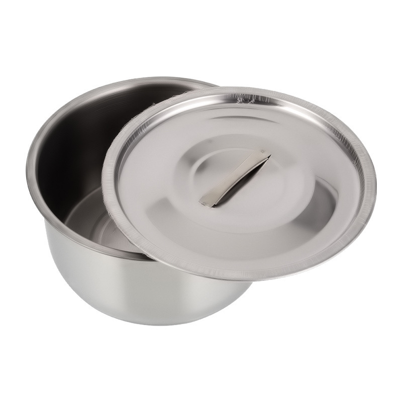 Hot Selling Pan Stainless Steel Durable Anti-fall Long Service Life Hot Pot Thermally Conductive Pan with Two Handles