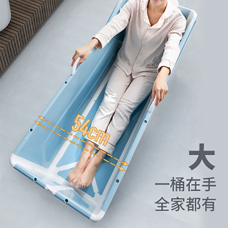 High Grade Household Plastic Adult Bathtub Portable Large Thicken Foldable Bath Tub With Lid