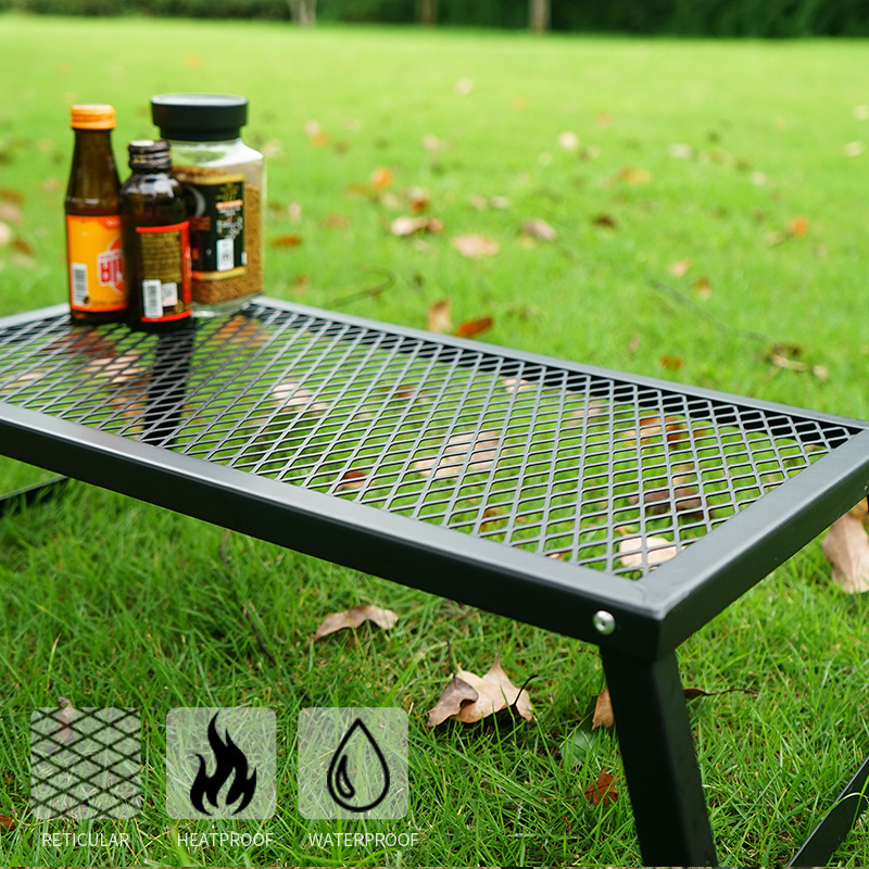 Hot Sale Mini BBQ  Charcoal Grill Barbecue Picnic Net Table Folding Grill For Outdoor BBQ Over Open Fire