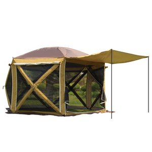 Outdoor 4-5 Person Family Tent Waterproof Garden Foldable Mosquito NetTent Camping Beach Tent Folding Tent