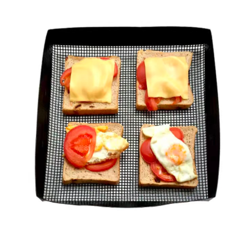 Hot Sale Ptfe Oven Tray Heat Resistance Cooking Nonstick Safe  Grilling Bbq Barbecue Grill Basket