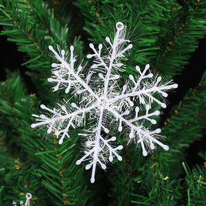 Christmas Window Stickers18cm Large Snowflake Decal Tree Decoration Supplies 1 Pack 3 Pieces Christmas 3d Snowflake