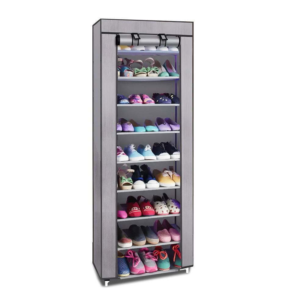 Sivora Lightweight Closed Tall High-Capacity Shoe Rack Organizer for the Hallway