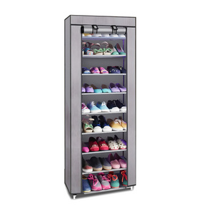 Sivora Tall and Lightweight Closed Shoe Rack Organizer for Hallway with Large Capacity