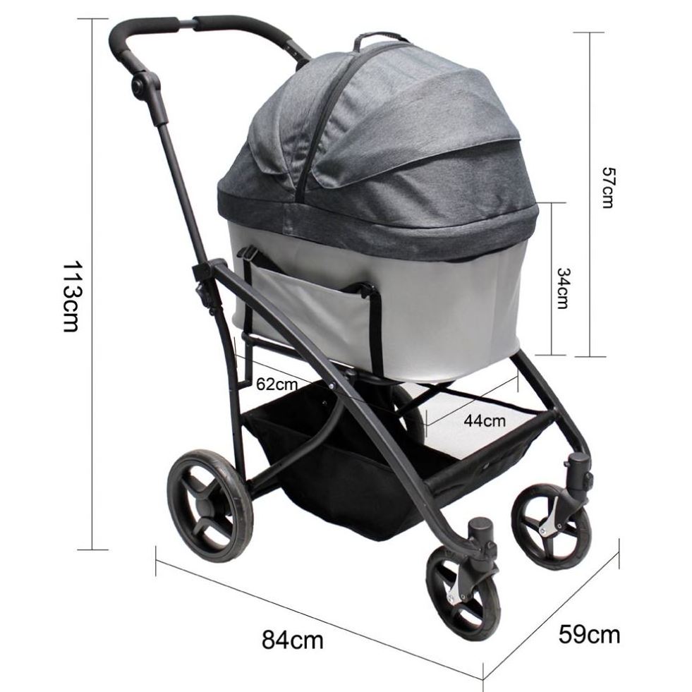 New Design Detachable Large Dog Pet Stroller