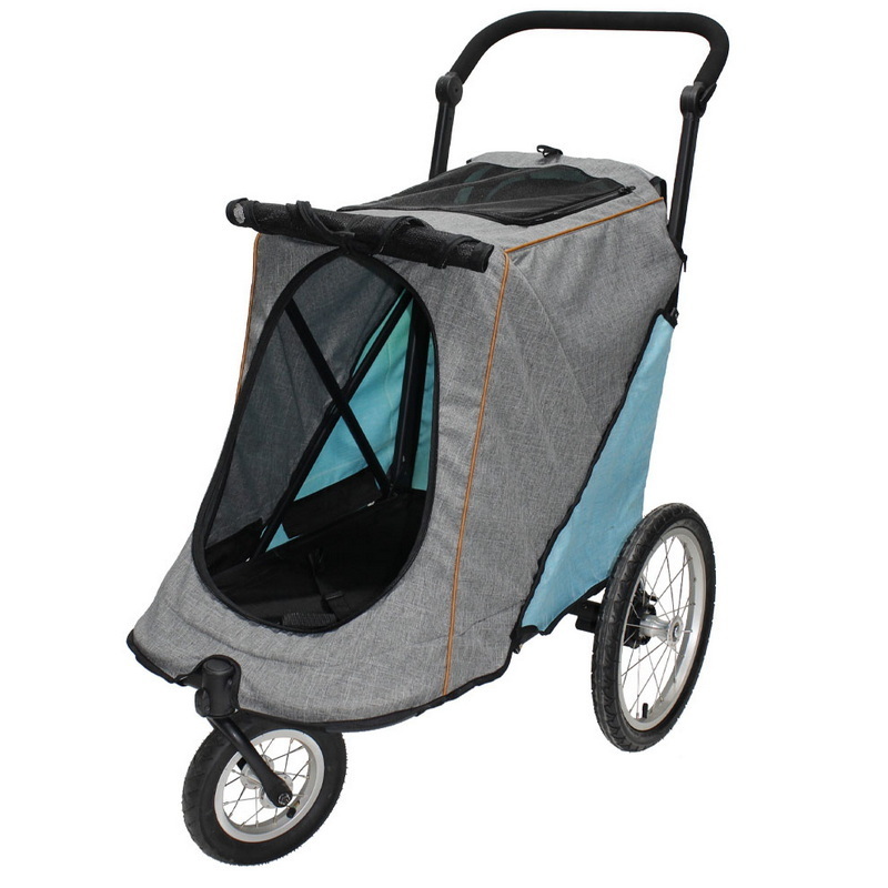 Fold able Small Luxury Portable Four Wheels Cat Pet Carrier Japan Pet Stroller For Cat And Dog