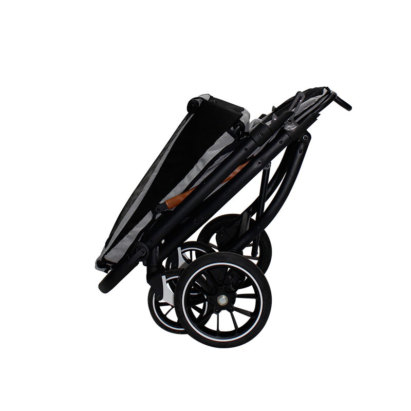 Fashion Design Foldable Outdoor Travel 4 Wheels Large Big Pet Large Dog Stroller