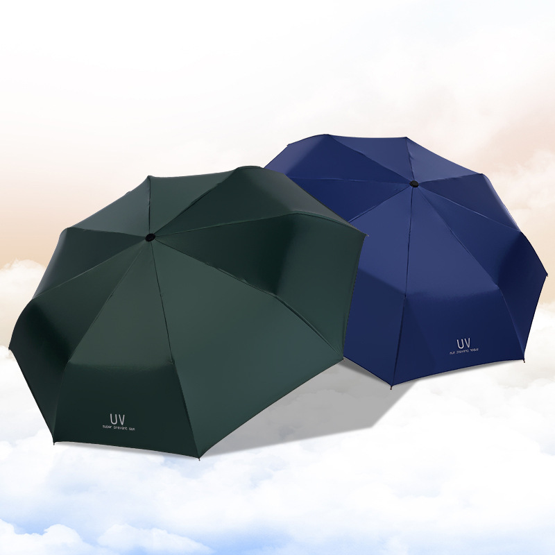 Windproof Compact Automatic Umbrella Anti UV Paraguas Rain Travel Women Men Folding Portable Custom With Logo Umbrella