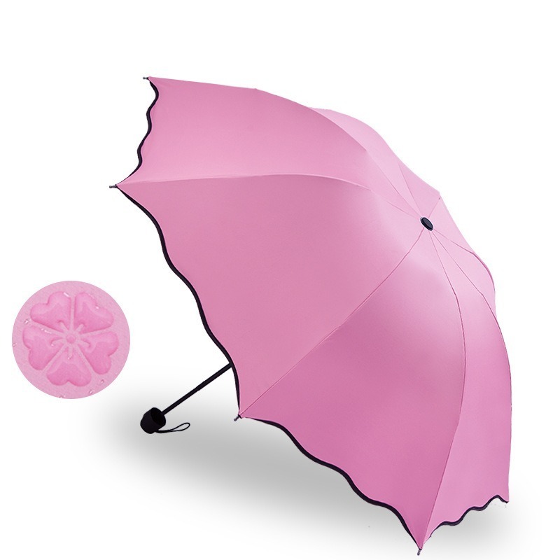 Portable Light Weight WindProof Sun and Rain Custom With Logo Waterproof Folding Umbrellas For The Rain